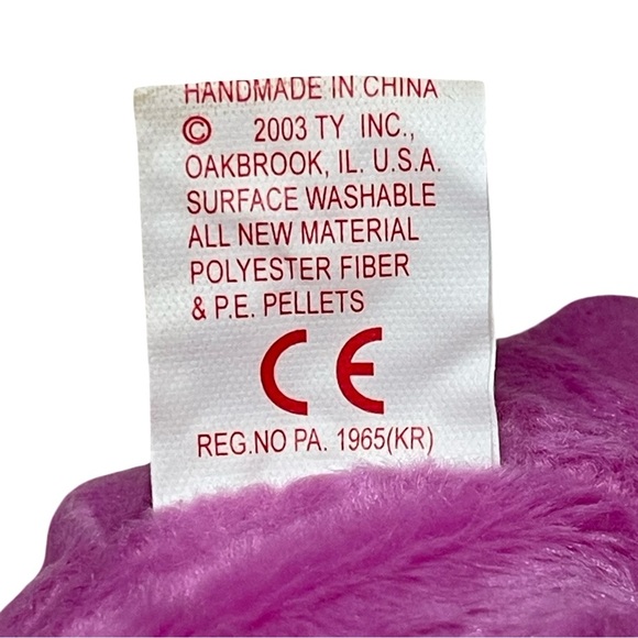 MOTHER 2004 Rare Collectible Ty Pink Teddy Bear Plush Toy! - Picture 5 of 5